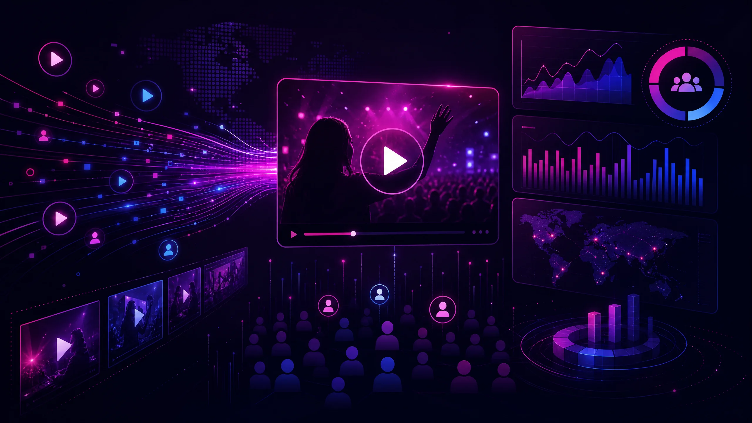 直播行业数据监控面板